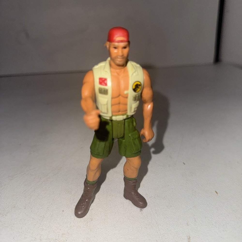 Kenner Jurassic Park Lost World Harpoon Harrison Action‎ Figure 4.5" 1993